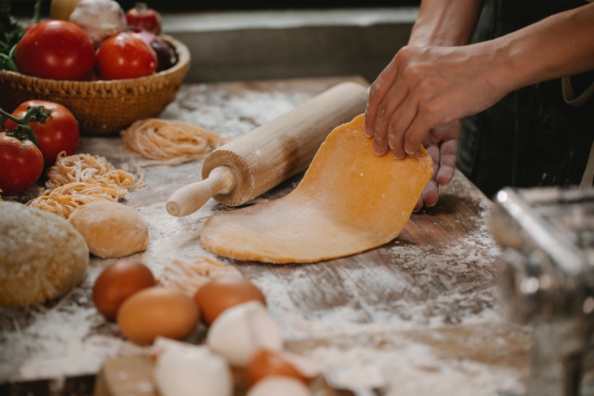 Fresh handmade pasta